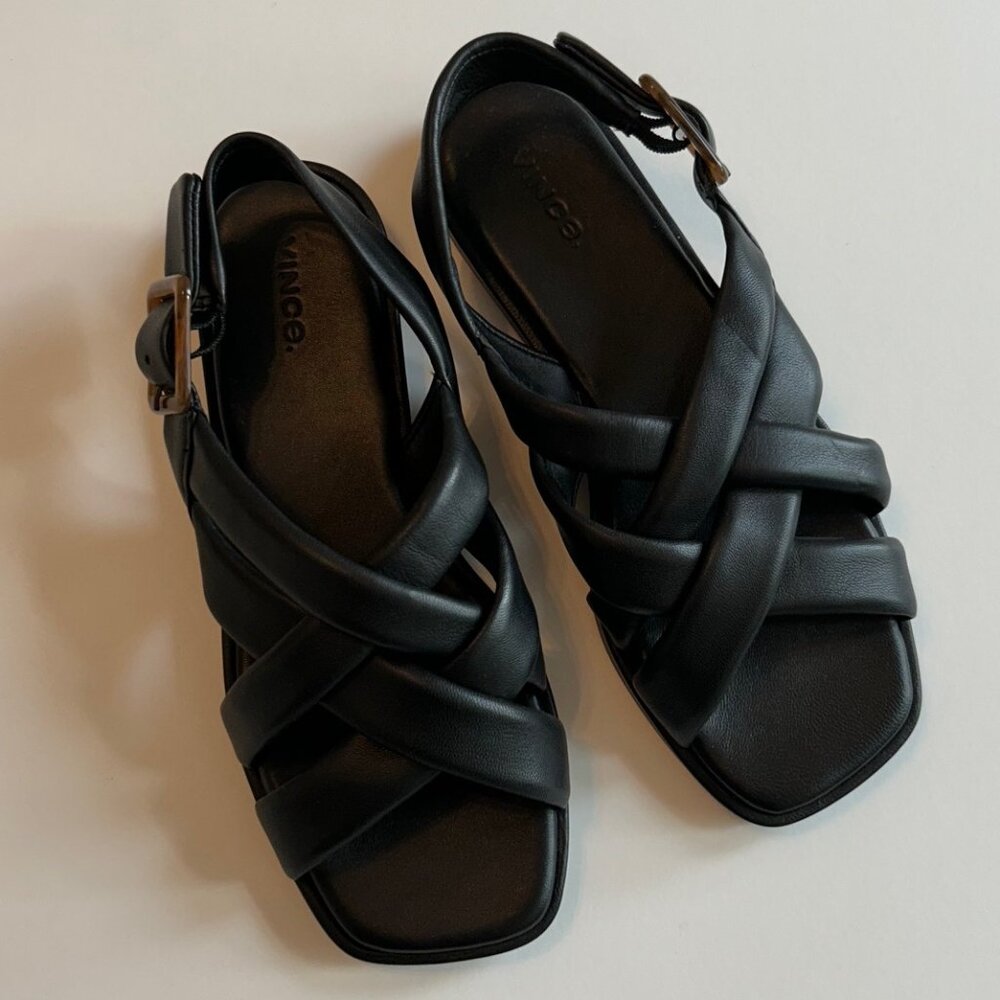 VINCE leather sandals